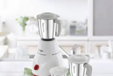 Flipkart SmartBuy Storm FKSBMG50DHWMSUV 500 W Mixer Grinder (White, Maroon, 3 Jars) sample